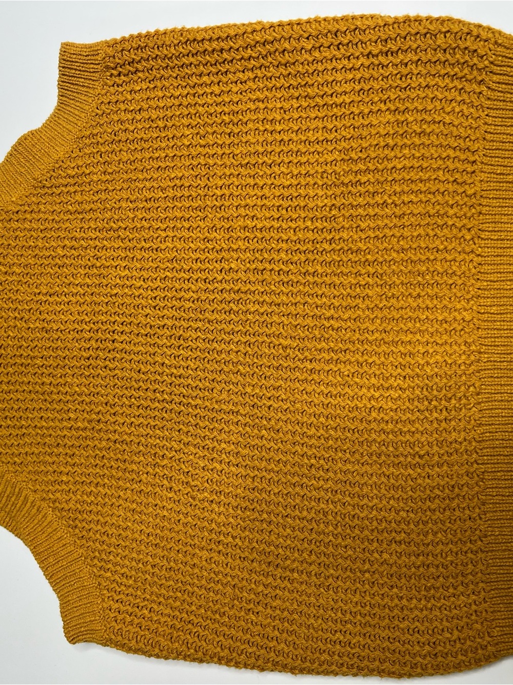 Madewell Mustard Yellow Chunky Knit Sweater XS